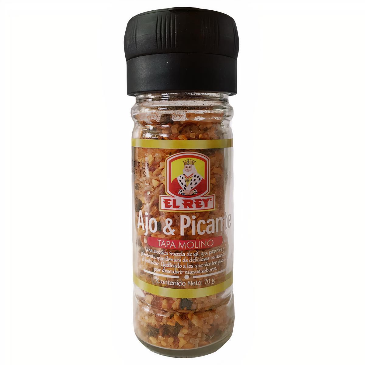 El Rey Condimento Ajo y Picante Molido 70 g