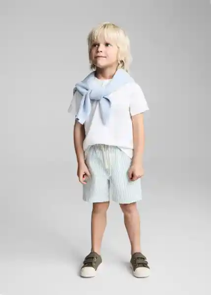 Bermuda Aron Verde Talla 70 Niños Mango