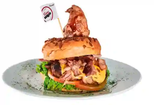 Famy Burger + Papas a la Francesa