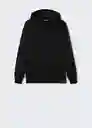 Sudadera Arleth-I Negro Talla Xs Hombre Mango