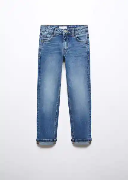 Jean Regular Tejano Medio Talla 06 Niños Mango