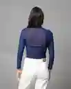 Camiseta Mujer Azul Talla S 201G003 Rifle