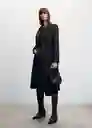 Abrigo Show Gris Oscuro Vigoré Talla 24 Mujer Mango
