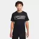 Nike Camiseta Flash Miler Top Para Hombre Negro Talla S