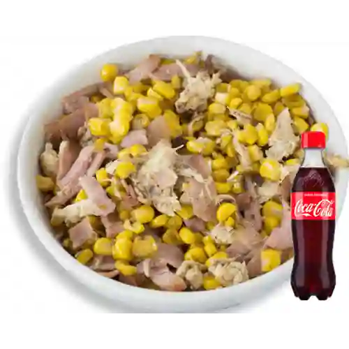 Mega Mazorca,Tocineta,Papas +Cocacola Org 400ml
