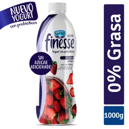 Yogurt Finesse Fresa Botella 1000 ml