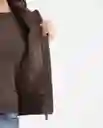 Chaqueta Bomber Quilted Café Arboleda Ultraoscuro S Chevignon