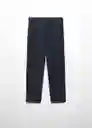 Pantalón Russp Navy Talla 07 Niños Mango