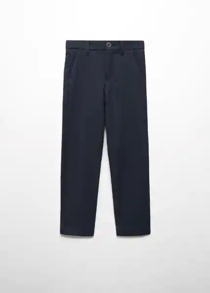 Pantalón Russp Navy Talla 07 Niños Mango