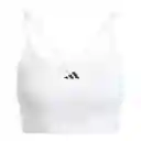 Adidas Top Aerct Ls Bra Mujer Blanco Talla SAB IU1745