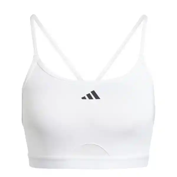 Adidas Top Aerct Ls Bra Mujer Blanco Talla SAB IU1745