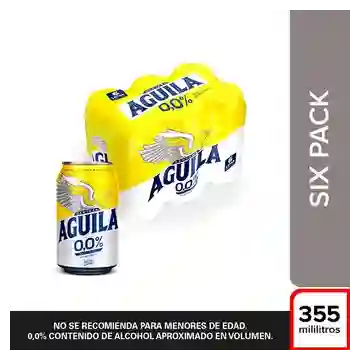 Aguila 0.0 % de Alcohol Six Pack