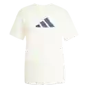 Adidas Camiseta Manga Corta Lifestyle de Mujer Blanco Talla L