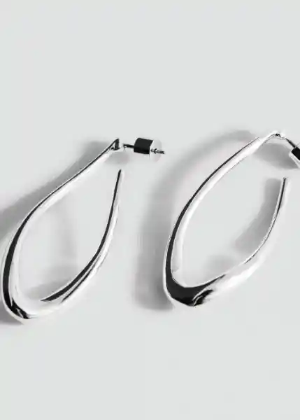 Pendientes Julia Plata Talla 99 Mujer Mango