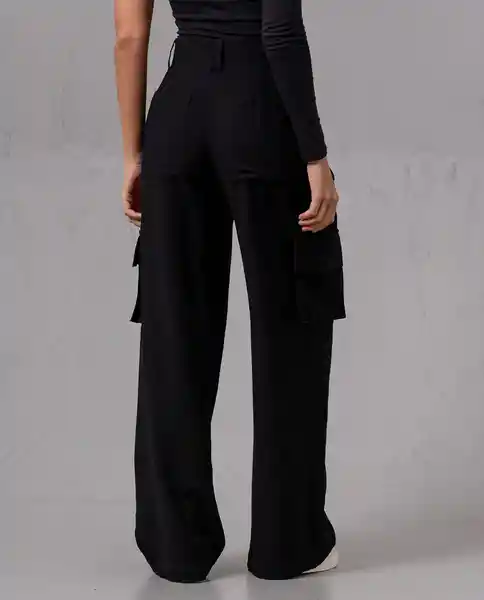 Pantalón Cargo Mujer Negro Sombrio Ultraoscuro T 12 68853 Rifle