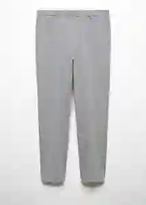 Pantalón Bologna Gris Talla 38 Hombre Mango
