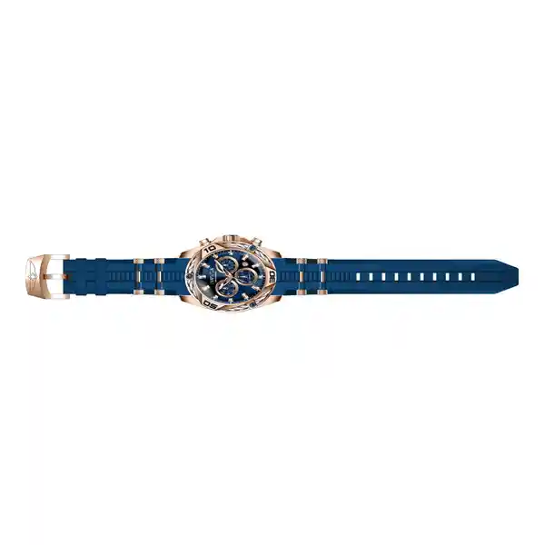 Invicta Reloj Hombre Oro Rosa y Azul 31318