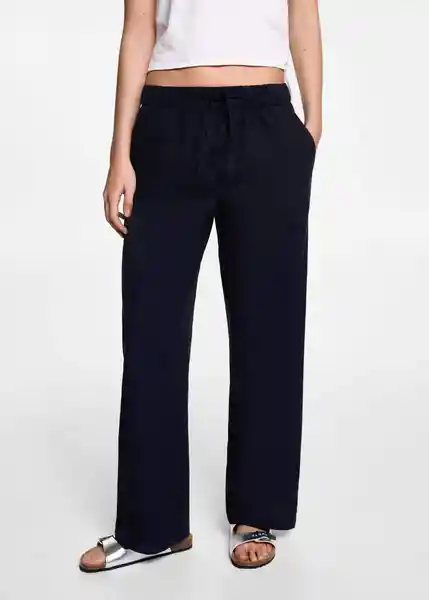 Pantalón Comfy Navy Talla 20 Teen Niñas Mango