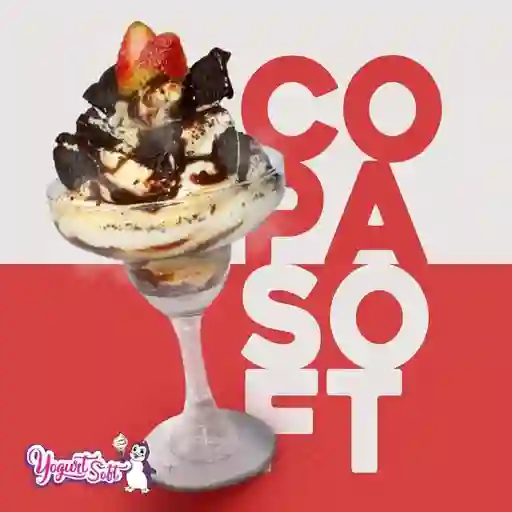 Copa Soft Galletas Oreo Mediana