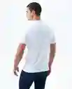 Camiseta Hombre Blanco Talla L 800G002_BLA110601 Americanino