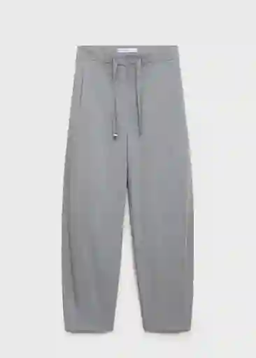 Pantalón Barile Gris Talla 40 Mujer Mango