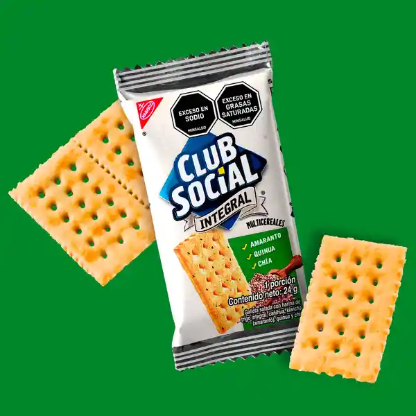  Club Social Galletas Integrales Multicerales