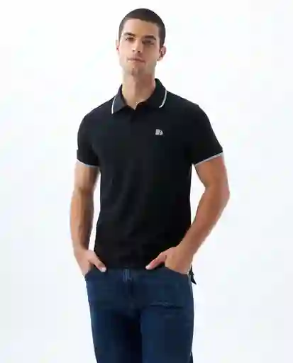 Camiseta Hombre Negro Talla XXL 800G001_NEG194007 Americanino