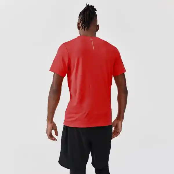 Kalenji Camiseta de Running Hombre Transpirable Rojo Talla L