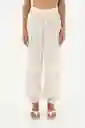 Pantalón Savia Blanco Talla 01 S