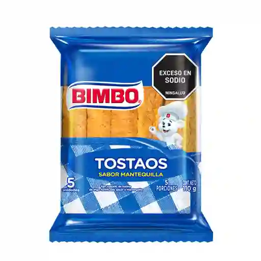 Tostadas Sabor Mantequilla Bimbo 110 g