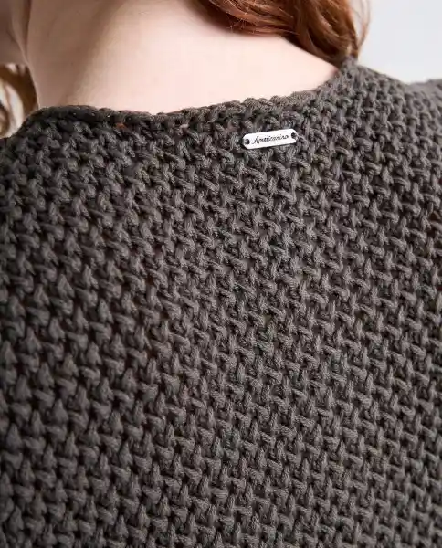 Chaleco Mujer Verde Talla S 699G002_VER190512 Americanino