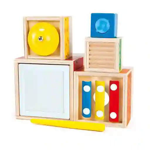 Hape Set de Música y Encajar Stacking Music E0336