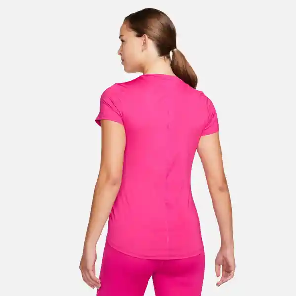 Nike Camiseta W One Df Ss Slim Top Para Mujer Morado Talla M