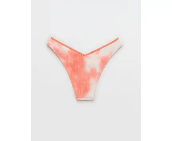 Panti Traje de Baño Aerie Naranja Talla MEDIUM American Eagle