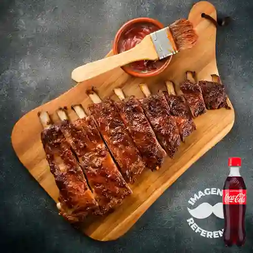 Combo Costillas Al Cubo +Cocacola Orig 400ml