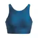 Under Armour Top Infinity Pintuck Mid Mujer Azul MD 1376883-426