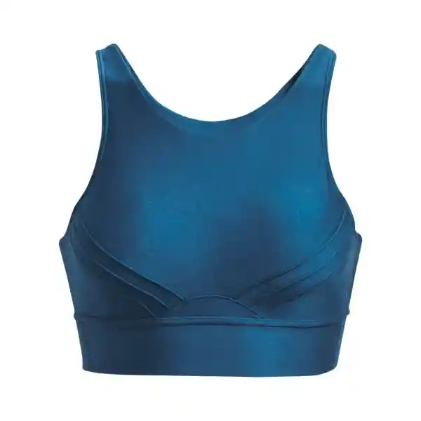 Under Armour Top Infinity Pintuck Mid Mujer Azul MD 1376883-426