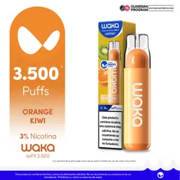 WAKA Vape SoFit 3500 Orange Kiwi-3% 3500 puff