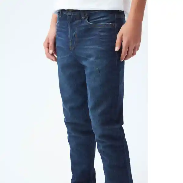 Jean Dark Blue Azul Clásico Oscuro Talla 4 Niño Chevignon