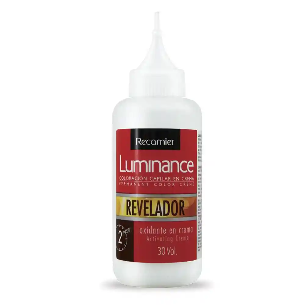 Recamier Revelador Oxidante en Crema Luminance 30% Volumenes