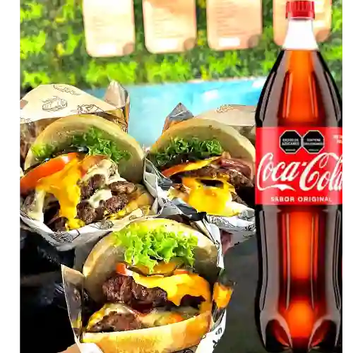 Combo Burger Doble Familiar