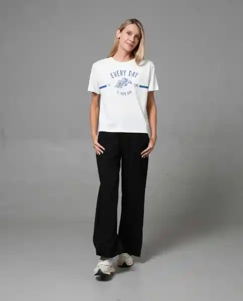 Camiseta Mujer Crudo S 202G102_CRU110104 Rifle