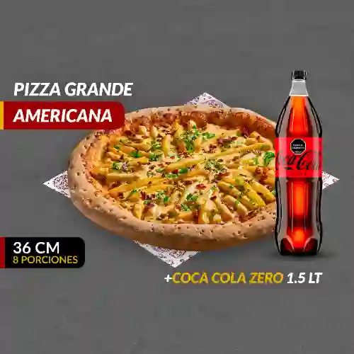 Pizza Americana (g) + Gaseosa 1,5l