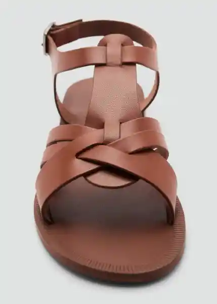 Sandalias Aura Cuero Talla 29 Niñas Mango