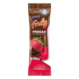 Fruly Helado Fresas al Chocolate