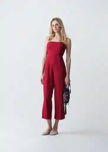 Enterizo Lexa Mujer Rojo Oscuro Rojo Rítmico Talla L 463G330 Naf Naf