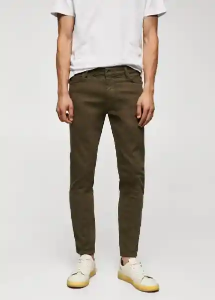 Jean Billy Khaki Talla 44 Hombre Mango