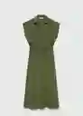 Vestido Tenzo-w Musgo Talla L Mujer Mango