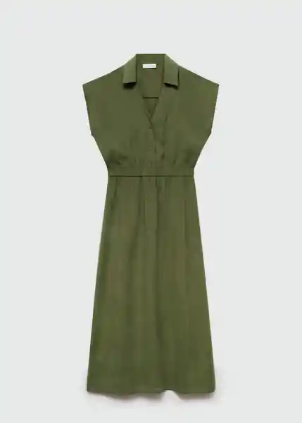 Vestido Tenzo-w Musgo Talla L Mujer Mango