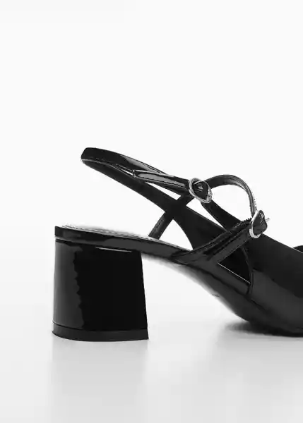 Zapatos Adelie Negro Talla 38 Mujer Mango